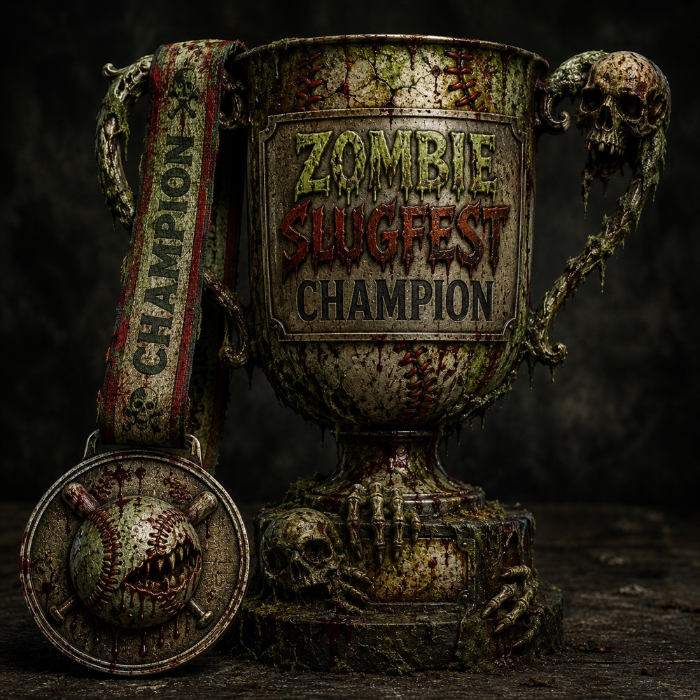 Zombie SlugFest Champion trophy